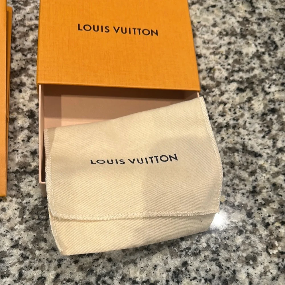 Louis Vuitton Orange & Cream Garment/Storage Bag Set
